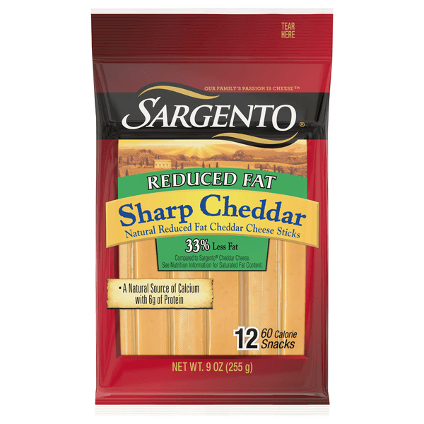 Sargento Sharp Cheddar Cheese Reduced Fat