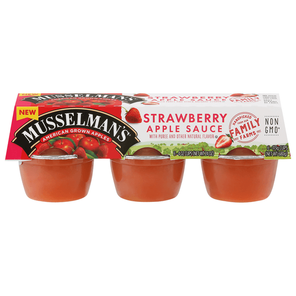 Musselman'S Apple Sauce Strawberry