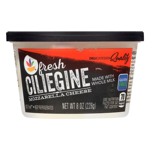 Giant Ciliegine Mozzarella Cheese Made With Whole Milk Fresh