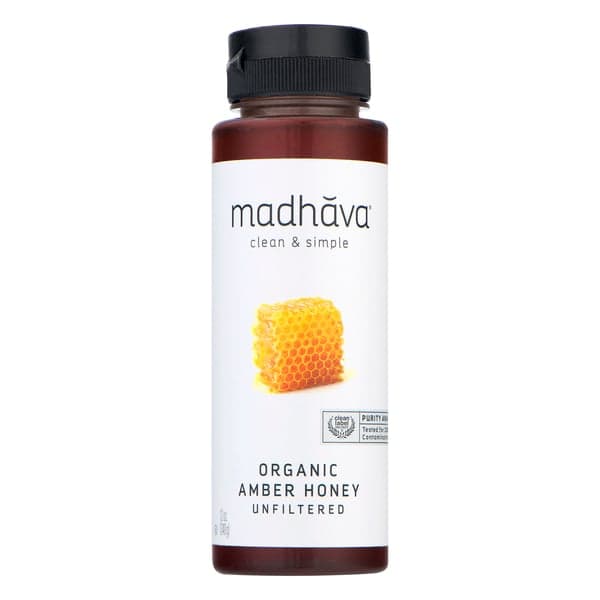 Madhava Amber Honey Unfiltered Organic