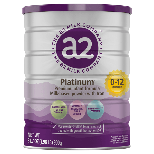 A2 Platinum Premium Infant Formula Milk Based Powder With Iron 0-12 Months