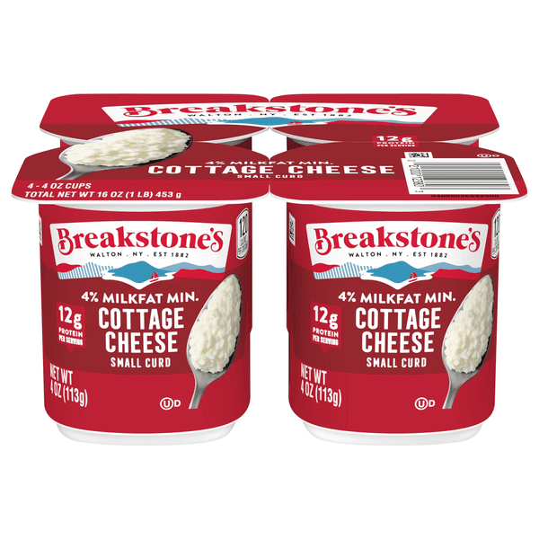 Breakstone'S 4% Milkfat Small Curd Cottage Cheese