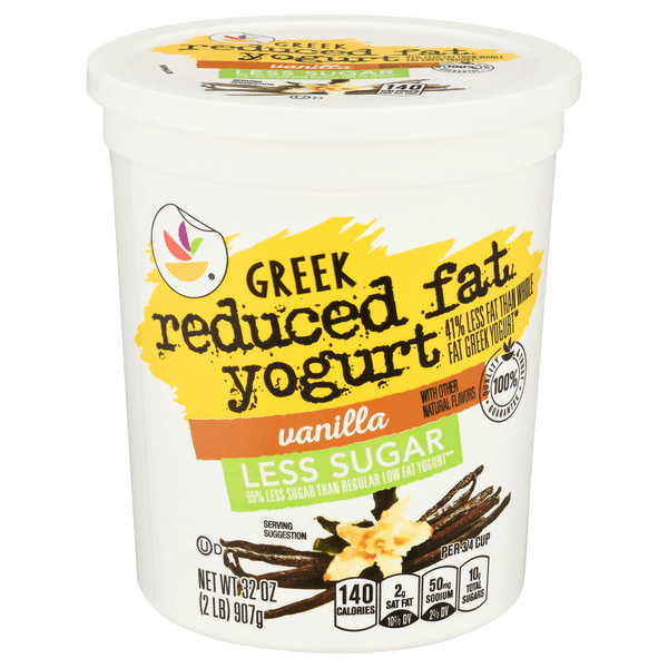 Stop & Shop Reduced Fat Less Sugar Vanilla Greek Yogurt
