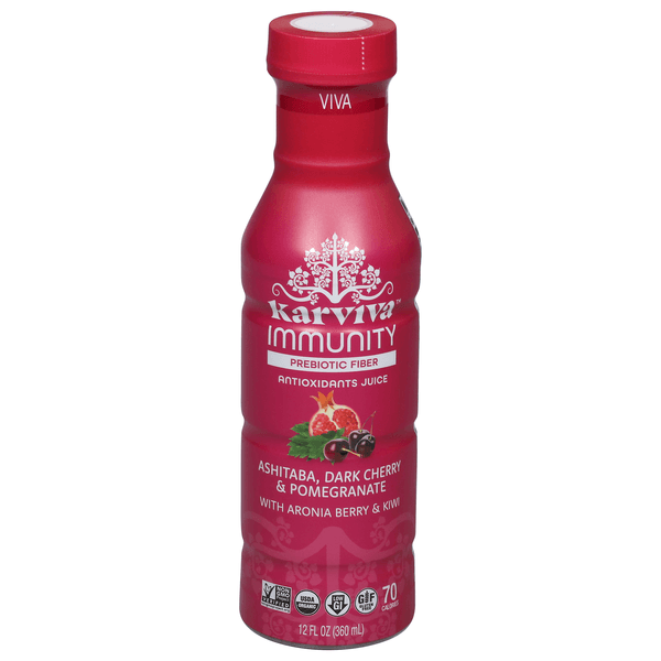 Karviva Immunity Viva Ashitaba Dark Cherry & Pomegranate Antoxidants Juice