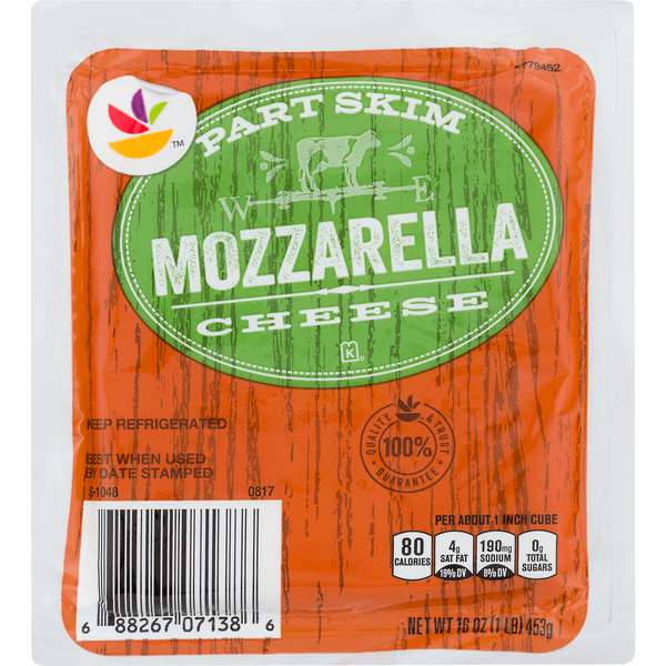 Stop & Shop Part Skim Mozzarella Cheese Block