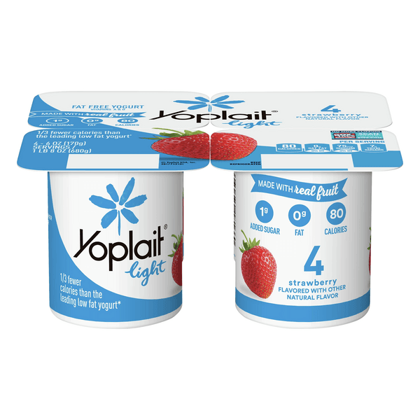 Yoplait Yogurt Strawberry Light Fat Free