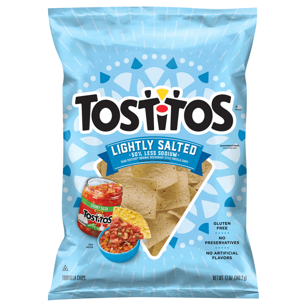 Frito Lay Lightly Salted Restaurant Style Tortilla Chips