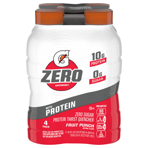Gatorade Zero Protein Thirst Quencher Fruit Punch