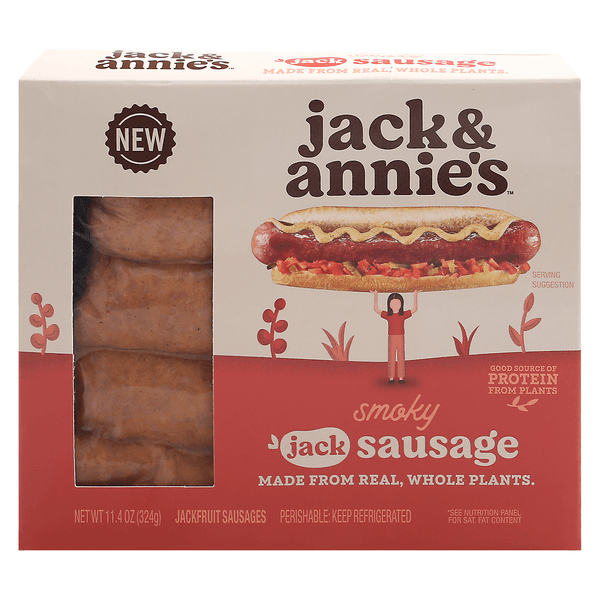 Jack & Annie'S Smoky Jackfruit Sausages