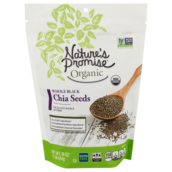 Nature'S Promise Organic Whole Black Chia Seeds