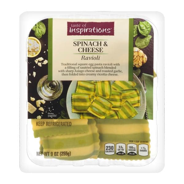 Taste Of Inspirations Ravioli Spinach & Cheese