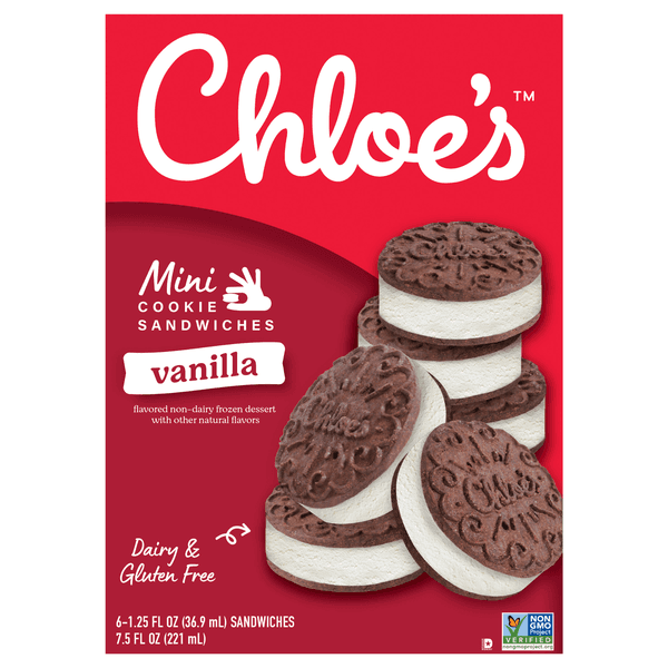 Chloe'S Mini Cookie Sandwiches Mini Vanilla Dairy & Gluten Free