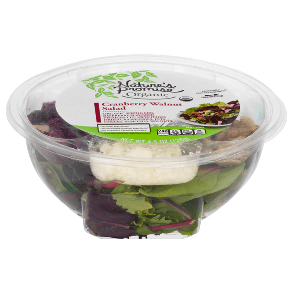 Nature'S Promise Organic Salad Bowl Cranberry Walnut