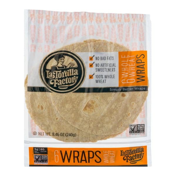 La Tortilla Factory Whole Wheat Wraps