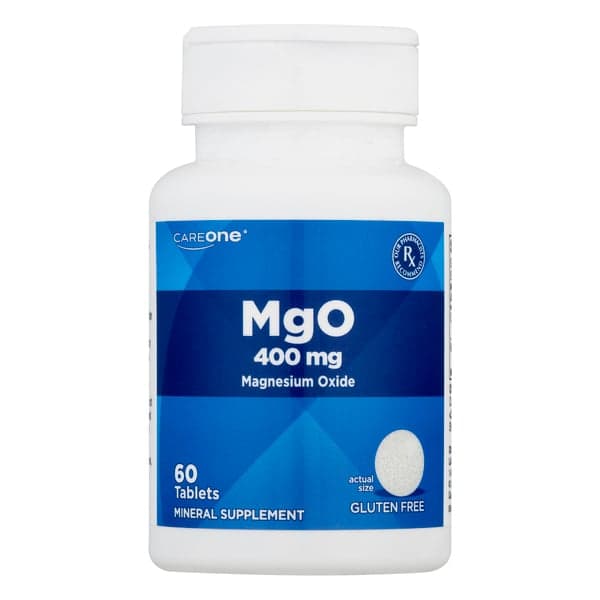 Careone Magnesium Oxide Gluten Free Tablets Gluten Free