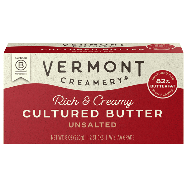Vermont Creamery Cultured Butter Sticks Unsalted