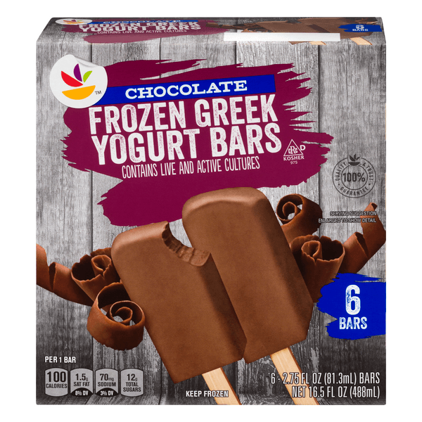 Stop & Shop  Greek Yogurt Bars Chocolate