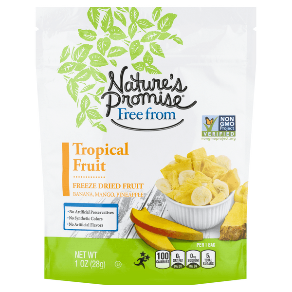 Nature'S Promise Freeze Dried Fruit Tropical Fruit