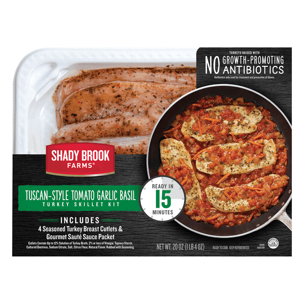 Shady Brook Farms Turkey Skillet Kit Tuscan-Style Tomato Garlic Basil