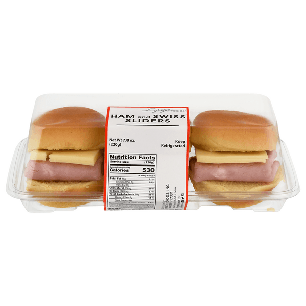 Lifestyle Foods Ham & Swiss Sliders