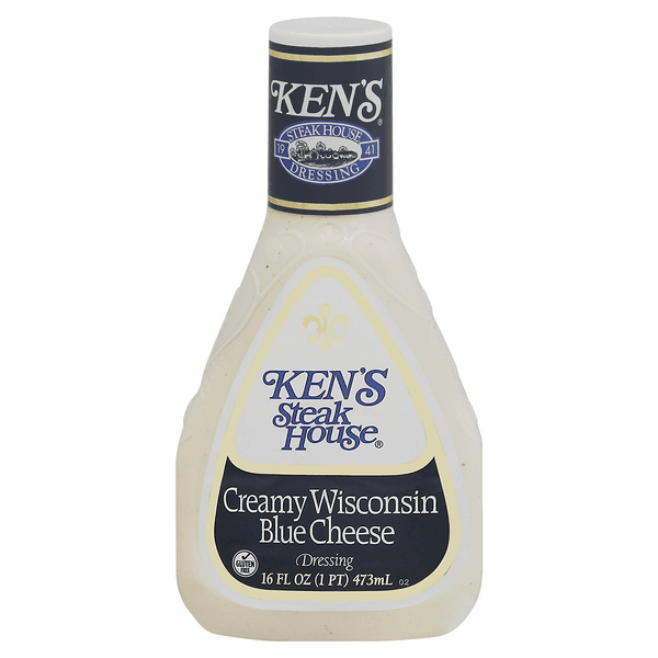 Kens Steak House Creamy Wisconsin Blue Cheese Salad Dressing