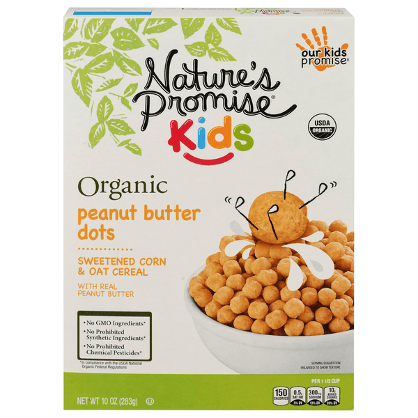 Nature'S Promise Kids Cereal Peanut Butter Dots Organic
