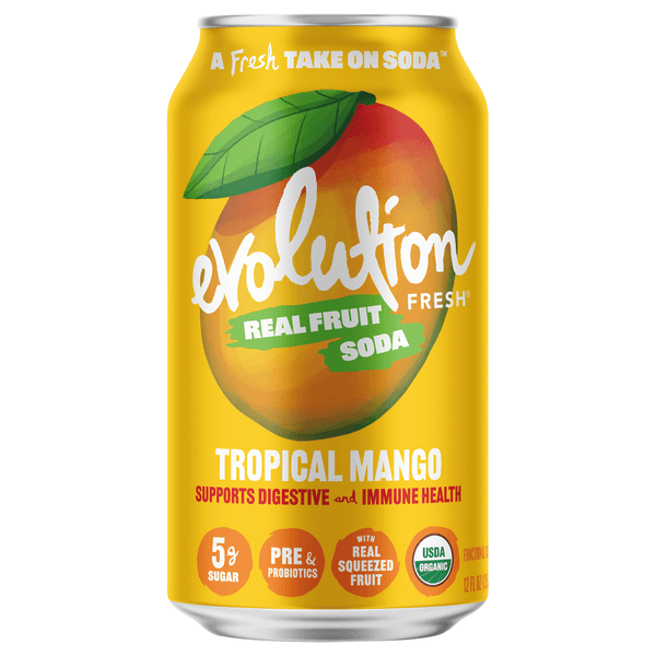 Evolution Fresh Tropical Mango Real Fruit Soda
