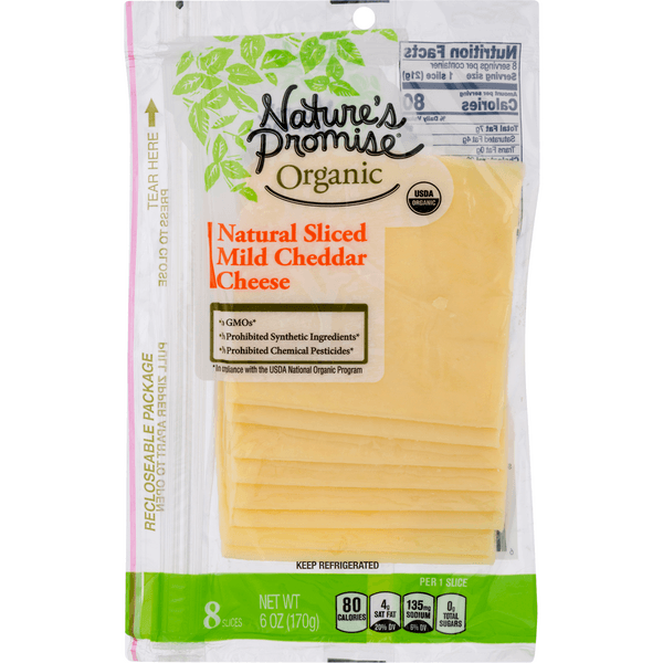 Nature'S Promise Organic Mild Cheddar Cheese