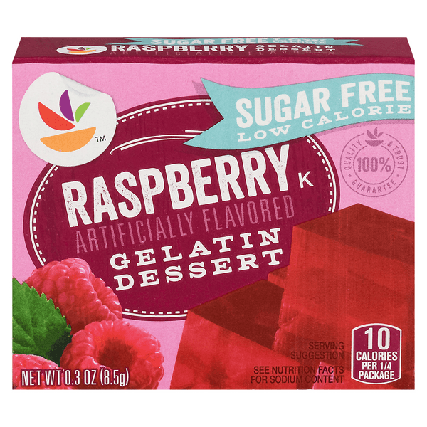 Stop & Shop Gelatin Dessert Raspberry Sugar Free