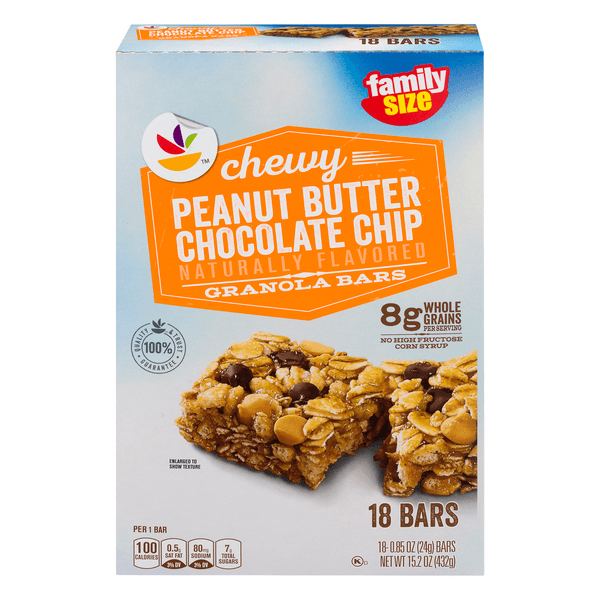 Stop & Shop Chewy Granola Bars Peanut Butter Chocolate Chip