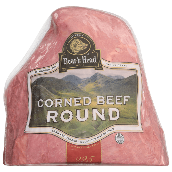 Boar'S Head Deli Corned Beef Usda Choice Top Round (Thin Sliced