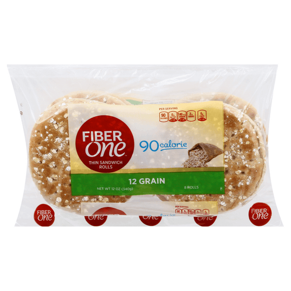 12 Grain Thin Sandwich Rolls
