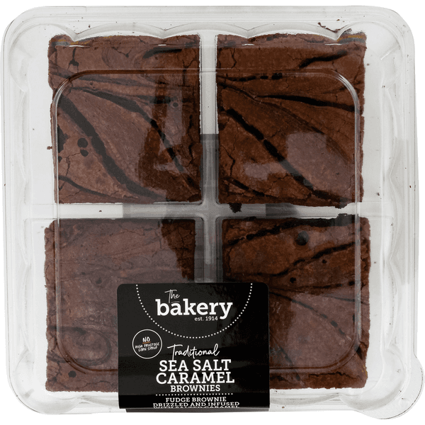Stop & Shop The Bakery Traditional Sea Salt Caramel Brownies
