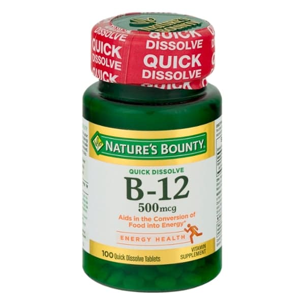 Nature'S Bounty Vitamin B-12 500 Mcg Quick Dissolve