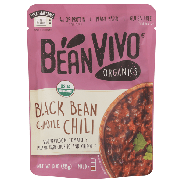 Beanvivo Organics Chipotle Chili Black Bean Mild