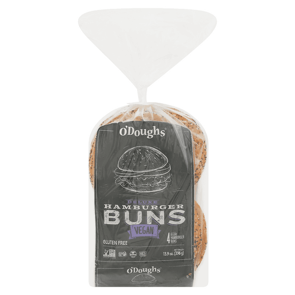 O'Doughs Gluten Free Vegan Deluxe Hamburger Buns