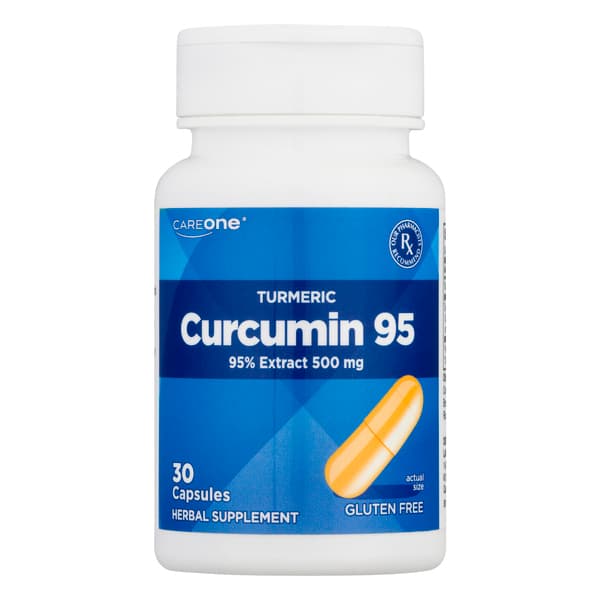 Careone Curcumin 95 Turmeric Extract Capsules Gluten Free