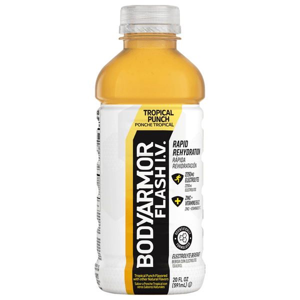 Bodyarmor Flash I.V. Rapid Rehydration Tropical Punch