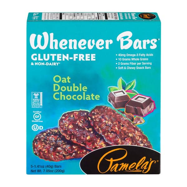 Pamela'S Whenever Bars Oat Double Chocolate Gluten-Free