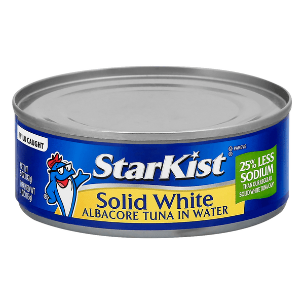Starkist Tuna Albacore Solid White In Water Low Sodium