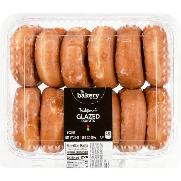 Stop & Shop The Bakery Traditional Donuts Glazed