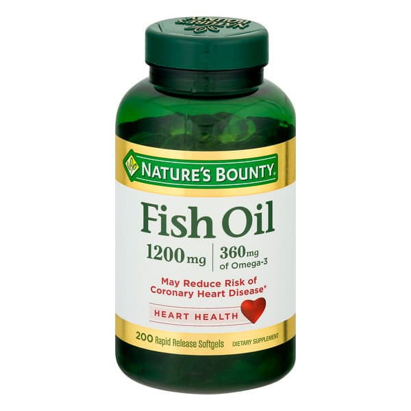 Nature'S Bounty Fish Oil Liquid Softgels Value Size
