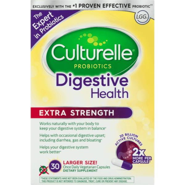 Culturelle Probiotics Digestive Health Extra Strength Capsules