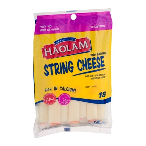 Haolam Mozzarella String Cheese 100% Natural