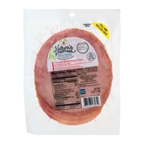 Nature'S Promise Ham Uncured Black Forest (Pre-Sliced