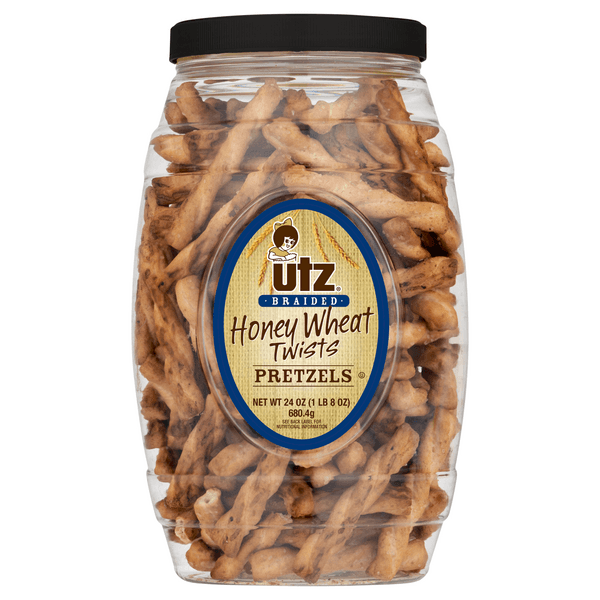 Utz Hny Wheat Pretzel Brl