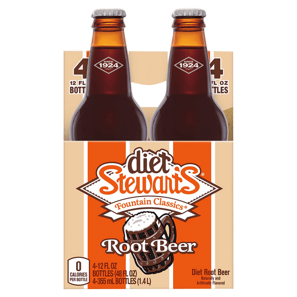 Stewart'S Diet Root Beer Soda Bottle