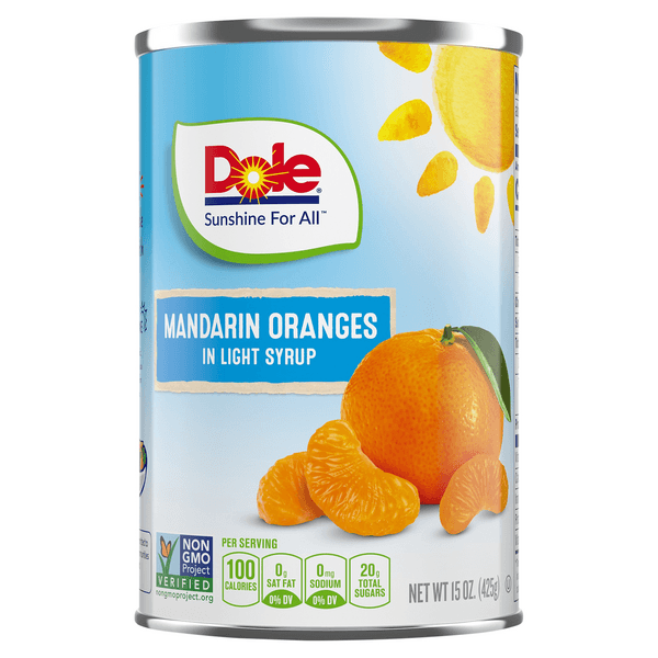 Dole Mandarin Oranges In Light Syrup