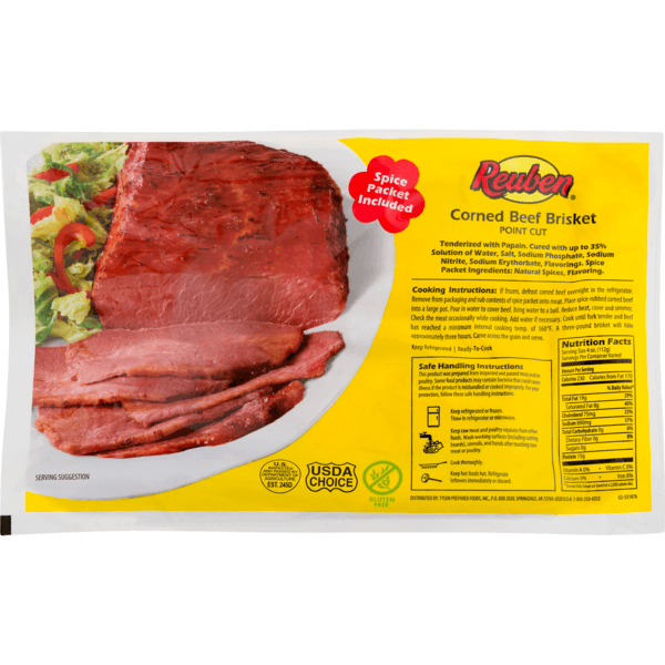 Reuben Corned Beef Brisket Point Cut