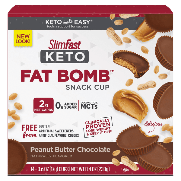 Slimfast Keto Fat Bomb Peanut Butter